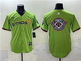 Men's Houston Astros Team Big Logo Green 2025 City Connect Limited Stitched Jersey,baseball caps,new era cap wholesale,wholesale hats